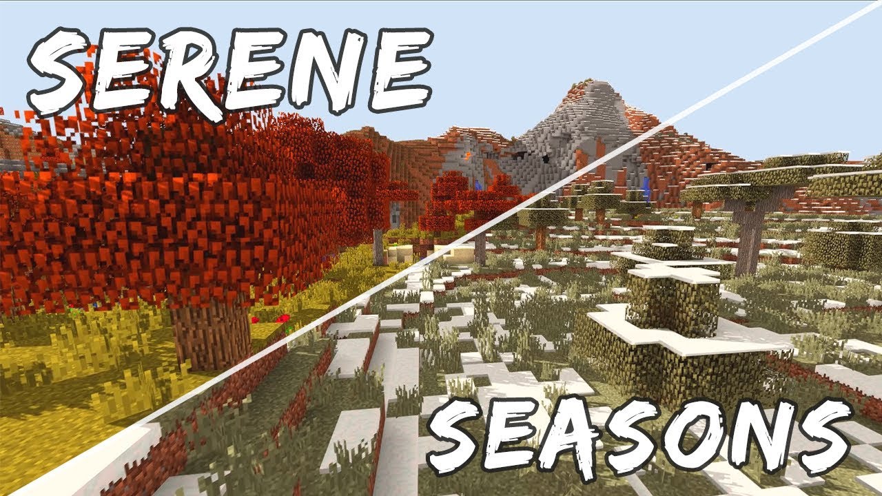 Мод на смену сезонов Minecraft 1.16.5 1.12.2