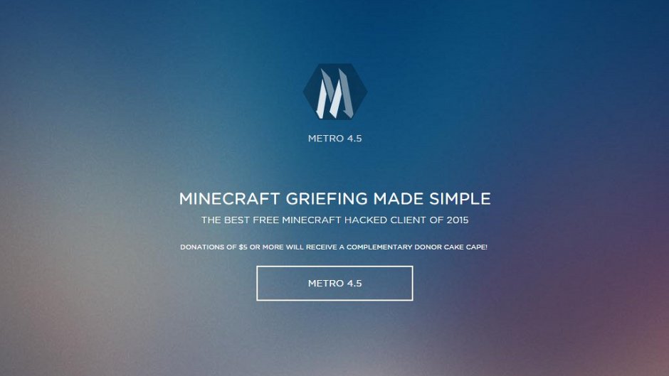 Minecraft - Metro (Monster Update) 1.8 - 1.8.9 Hacked Client