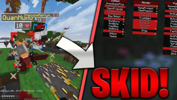 Skid 12.3 чит-клиент для Майнкрафт 1.16.5 / 1.12.2