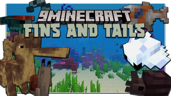Fins and Tails Мод 1.16.5 (Морские существа)