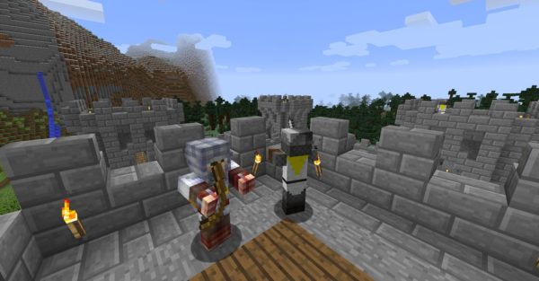 MedievalCraft мод для Майнкрафт 1.16.5 / 1.12.2 (Рыцари, замки, фракции)