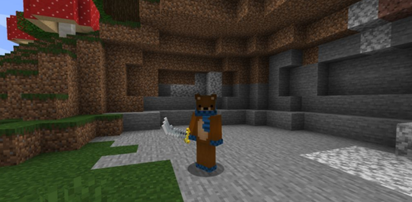 MC Dungeons Weapons Мод 1.16.5 (Уникальное оружие)