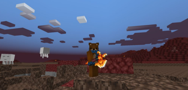 MC Dungeons Weapons Мод 1.16.5 (Уникальное оружие)