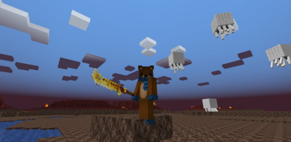 MC Dungeons Weapons Мод 1.16.5 (Уникальное оружие)