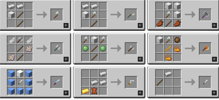 MC Dungeons Weapons Мод 1.16.5 (Уникальное оружие)