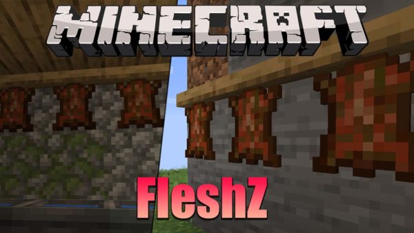 FleshZ мод 1.16.5 (Изготовление кожи, гнилая плоть)