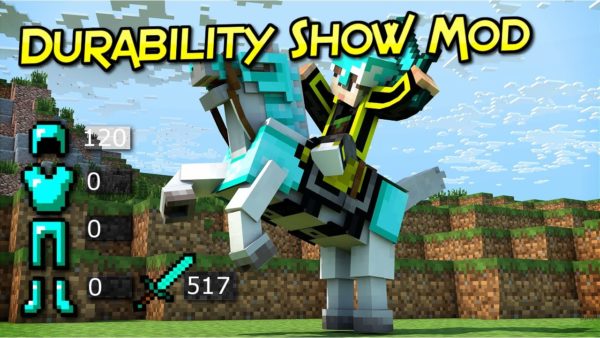 Giselbaer’s Durability Viewer мод 1.17/1.16.5 (Показывает долговечность предмета)