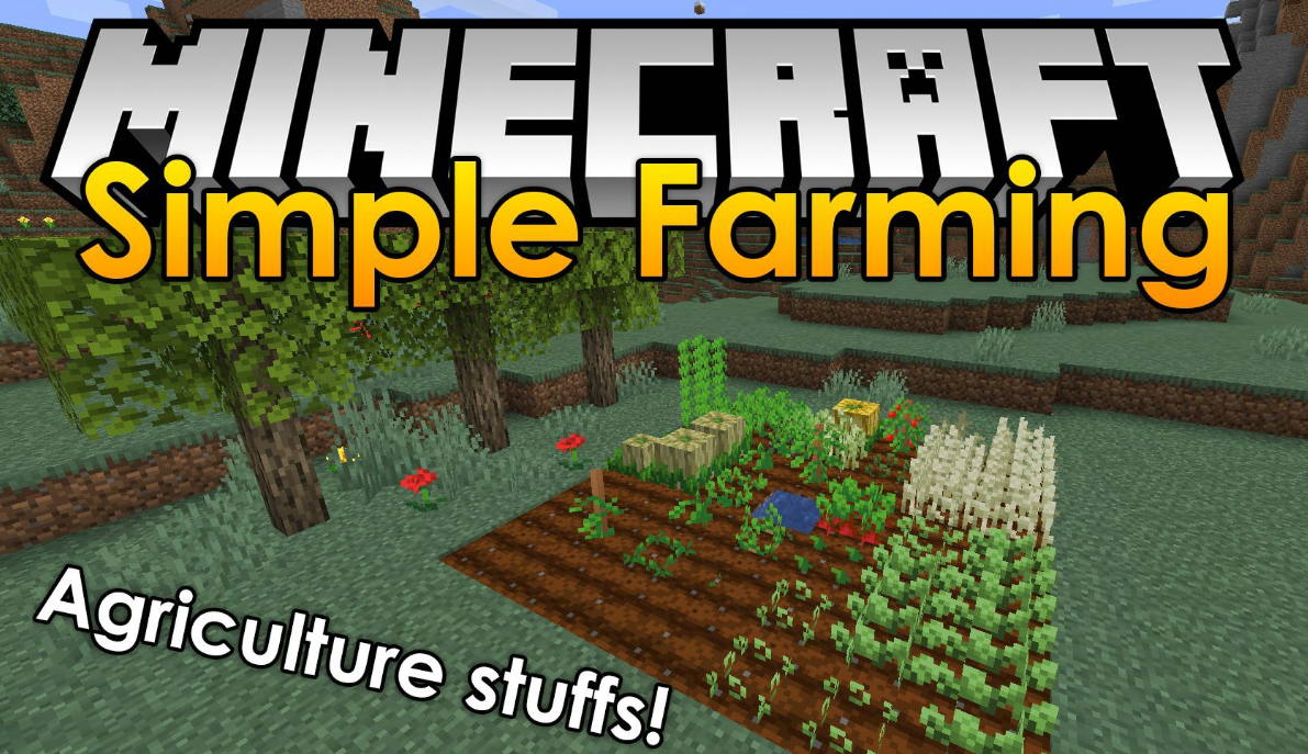 Simple Farming мод 1.16.5 (больше фруктов, овощей и еды)