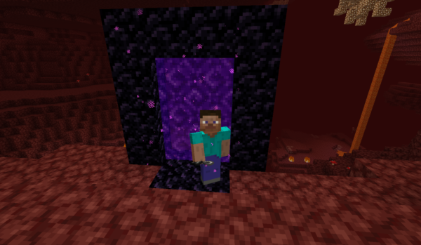 Майнкрафт Smaller Nether Portals