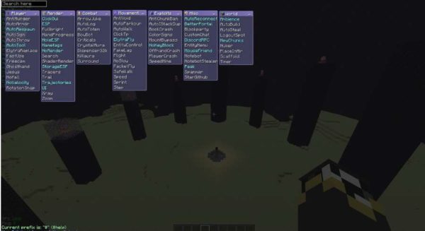 BleachHack чит клиент Майнкрафт 1.19.2