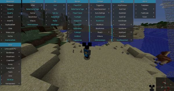 чит-клиент Aristois Minecraft 1.19.2